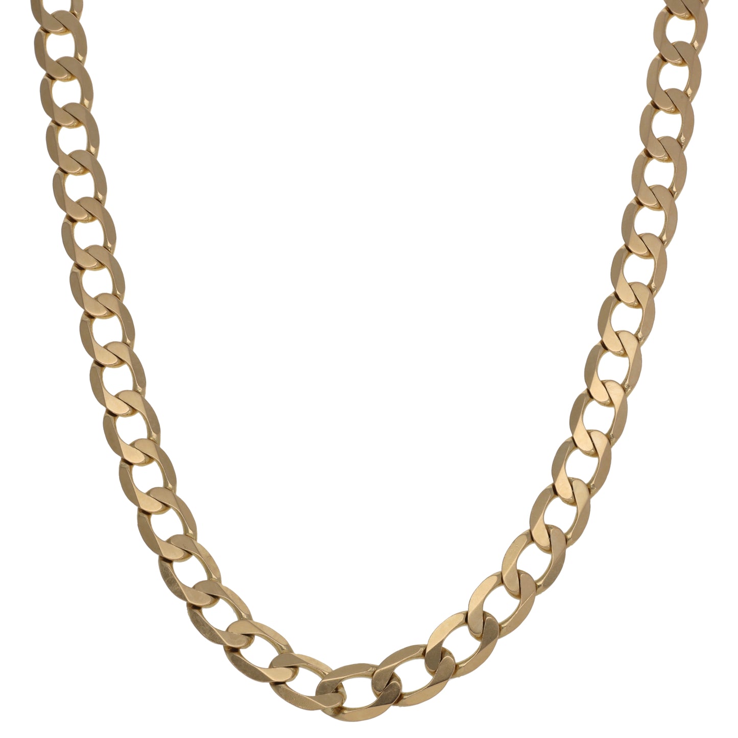 9ct Gold Curb Chain 20"