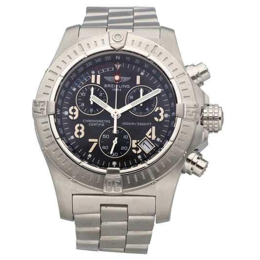 Breitling Avenger Seawolf A73390 45mm Stainless Steel Watch
