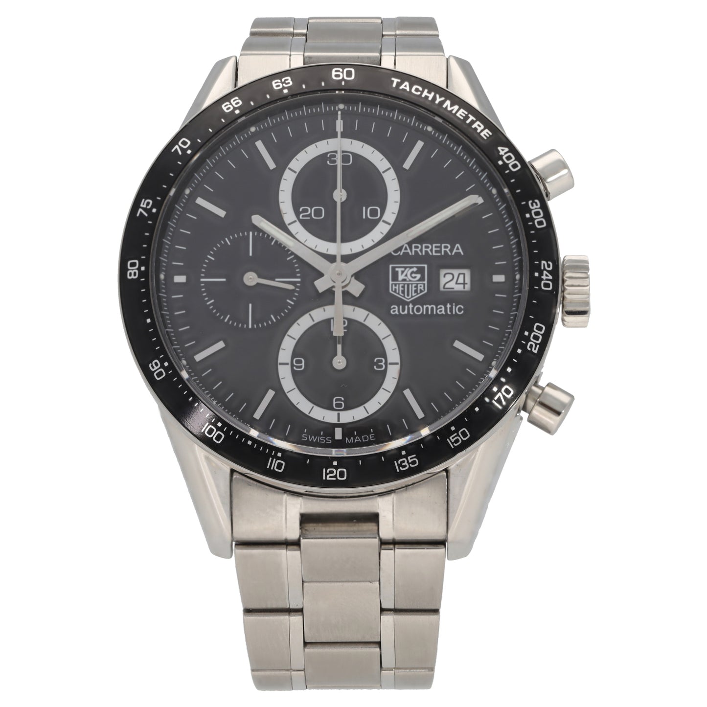Tag Heuer Carrera CV2010 41mm Stainless Steel Watch