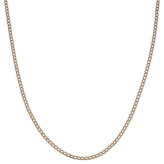 9ct Gold Curb Chain 30"