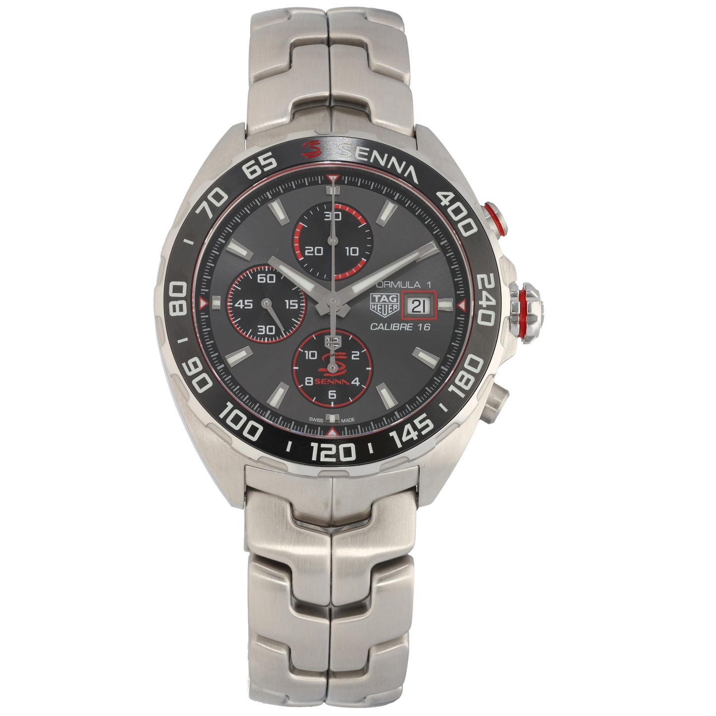 Tag Heuer Formula 1 Senna CAZ201D 44mm Stainless Steel Watch