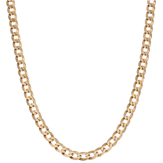 9ct Gold Curb Chain 20"