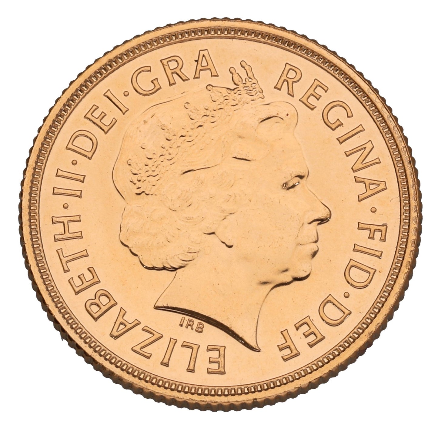 22ct Gold Queen Elizabeth II Full Sovereign Coin 2012