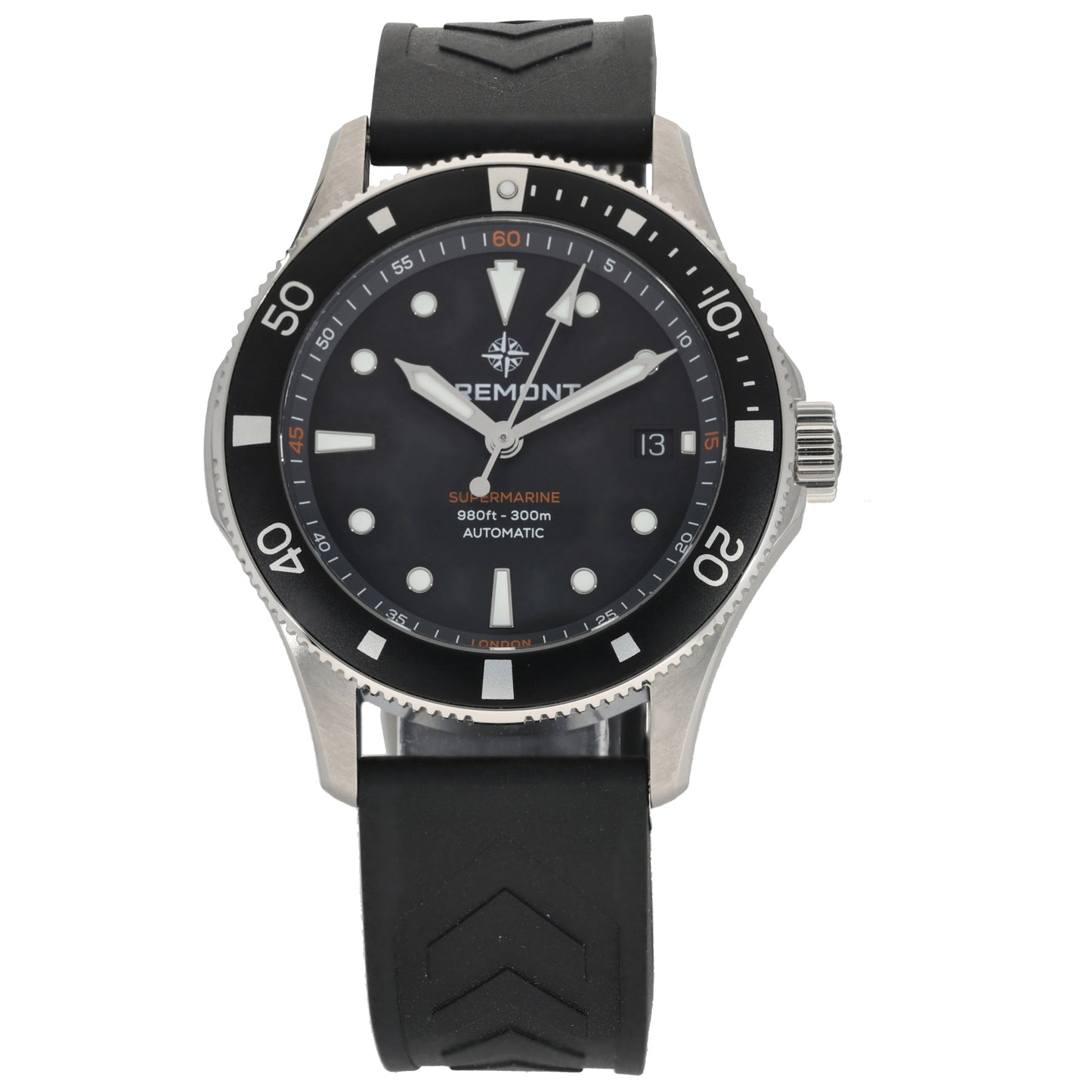 Bremont Supermarine SM40-DT-SS-BK-B 41mm Stainless Steel Watch