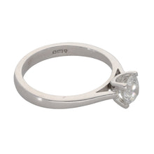 Load image into Gallery viewer, 18ct White Gold 0.60ct Diamond Solitaire Ring Size L
