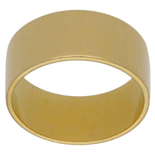 9ct Gold Plain Wedding Ring Size W