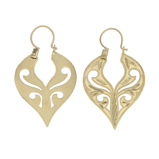 14ct Gold Creole Earrings