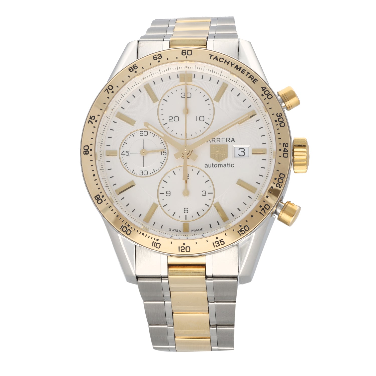 Tag Heuer Carrera CV2050 41mm Bi Colour Watch H T
