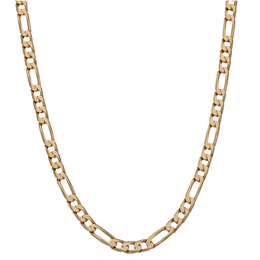 9ct Gold Figaro Chain 24"