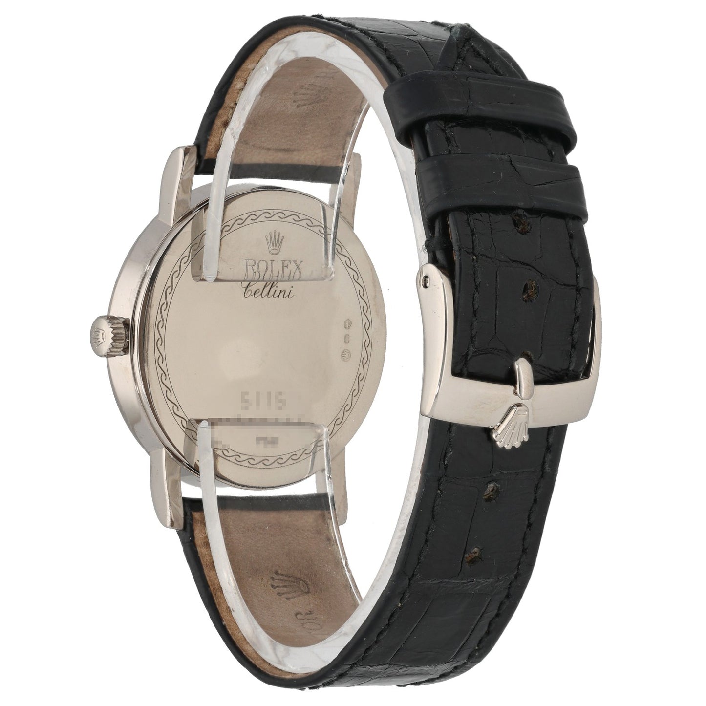 Rolex Cellini 5115 32mm White Gold Watch