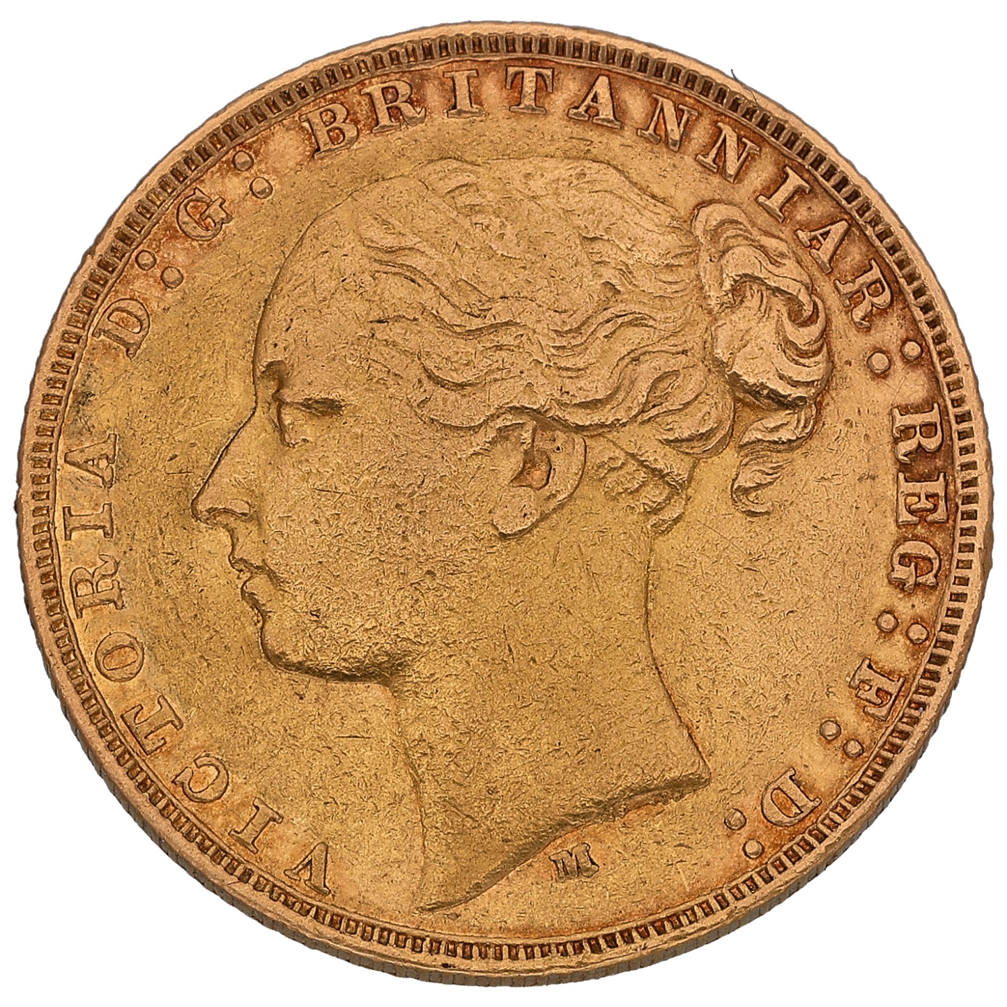 22ct Gold Queen Victoria Full Sovereign Coin 1878