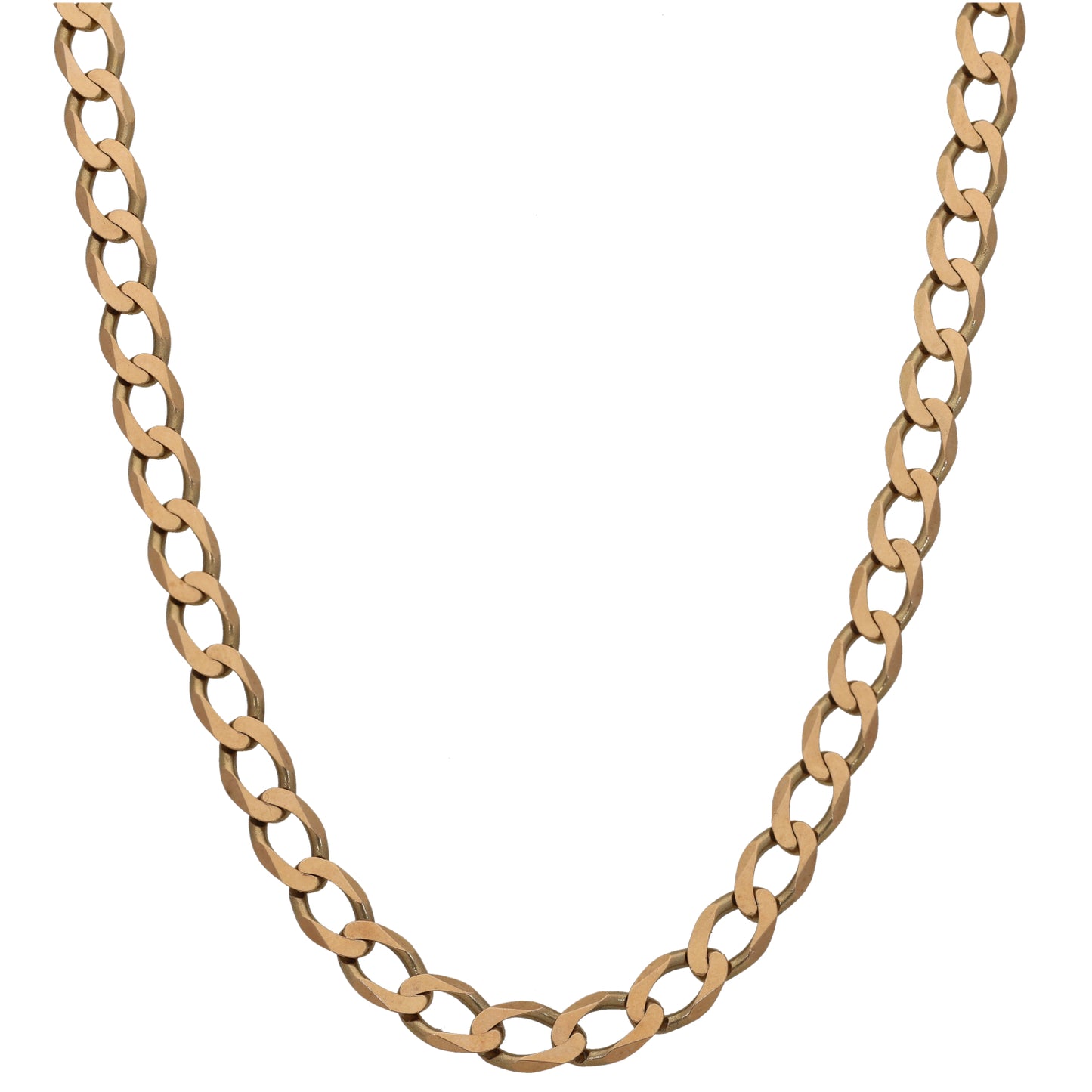 9ct Gold Curb Chain 20"