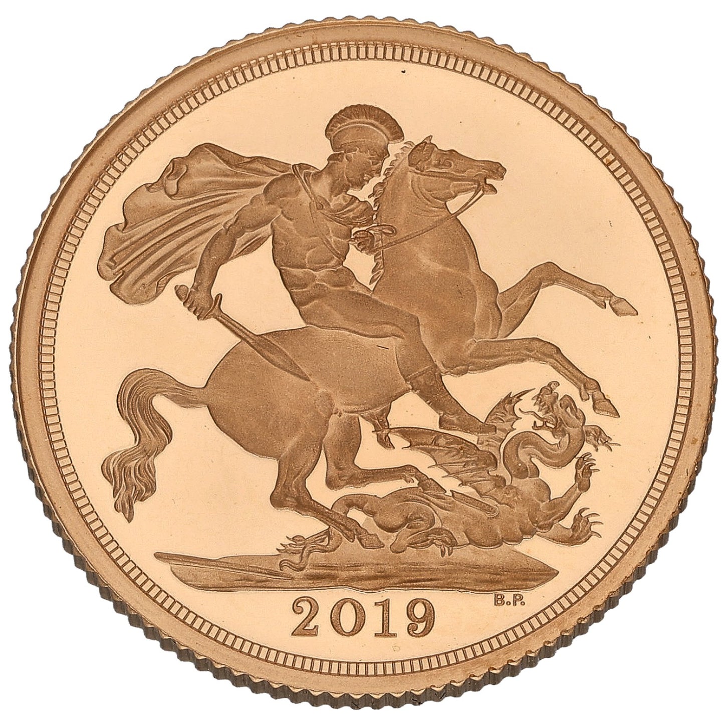 22ct Gold Queen Elizabeth II Full Sovereign Coin 2019