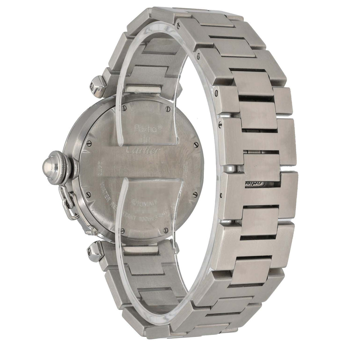 Cartier Pasha C Grande Date W31047M7 35mm Stainless Steel Watch