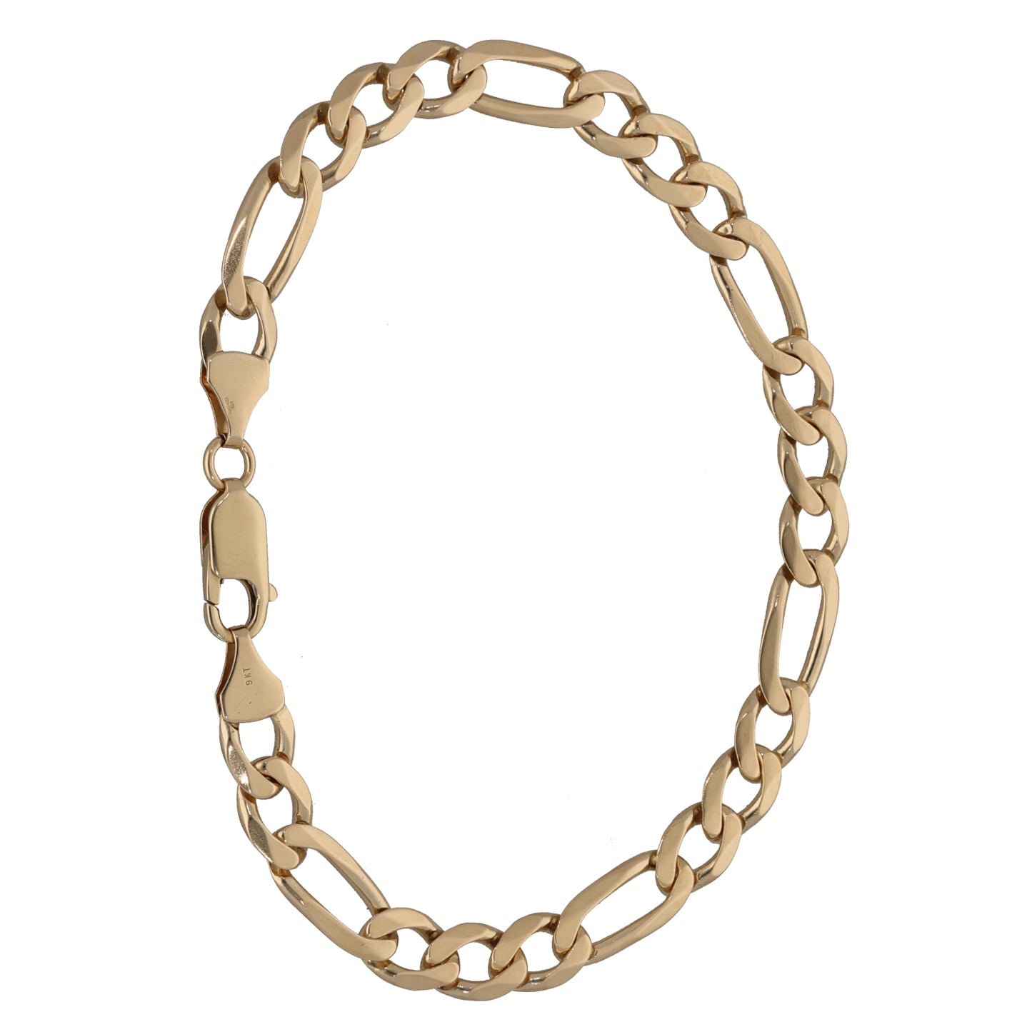 9ct Gold Figaro Bracelet