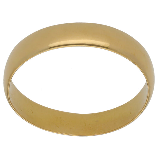 18ct Gold Plain Wedding Ring Size V