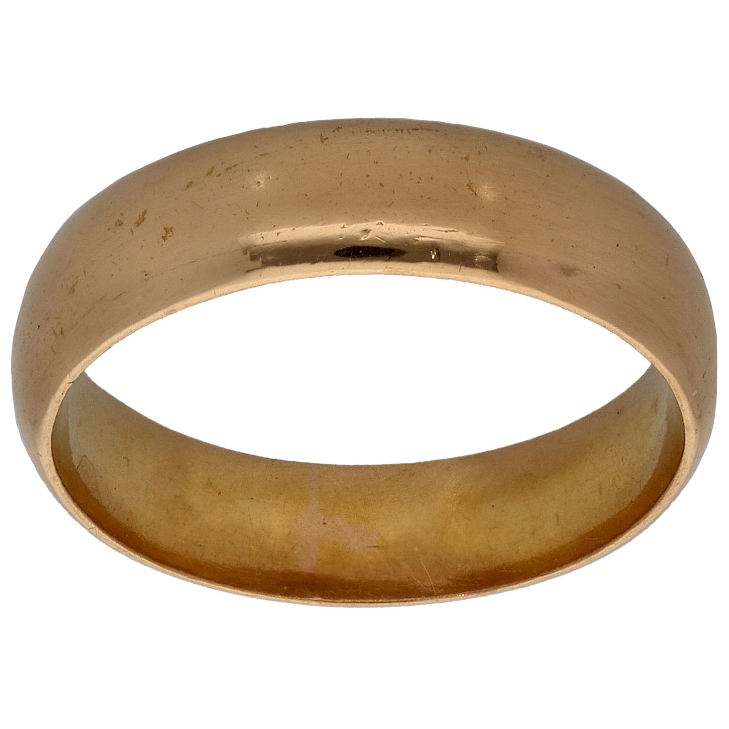22ct Gold Plain Wedding Ring Size P