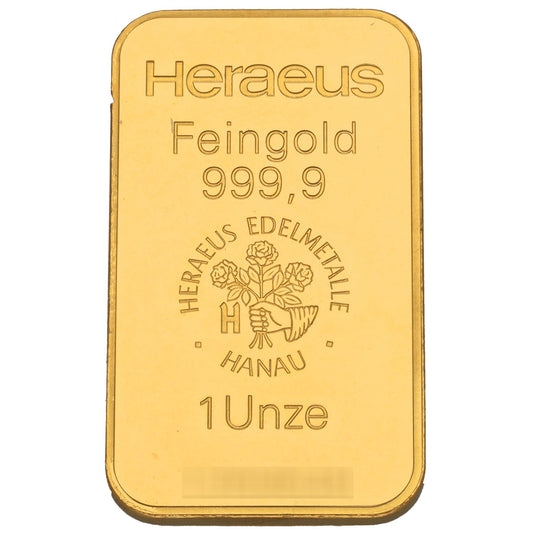 24ct 1 OZ Gold Bar