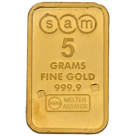 24ct 5g Gold Bar