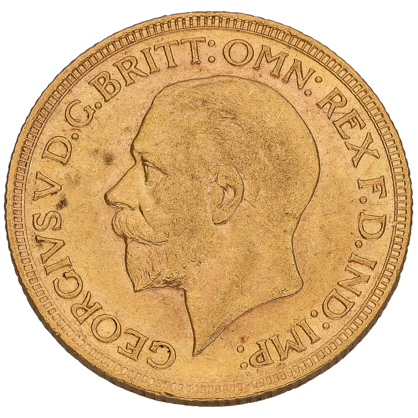 22ct Gold King George V Full Sovereign Coin 1930