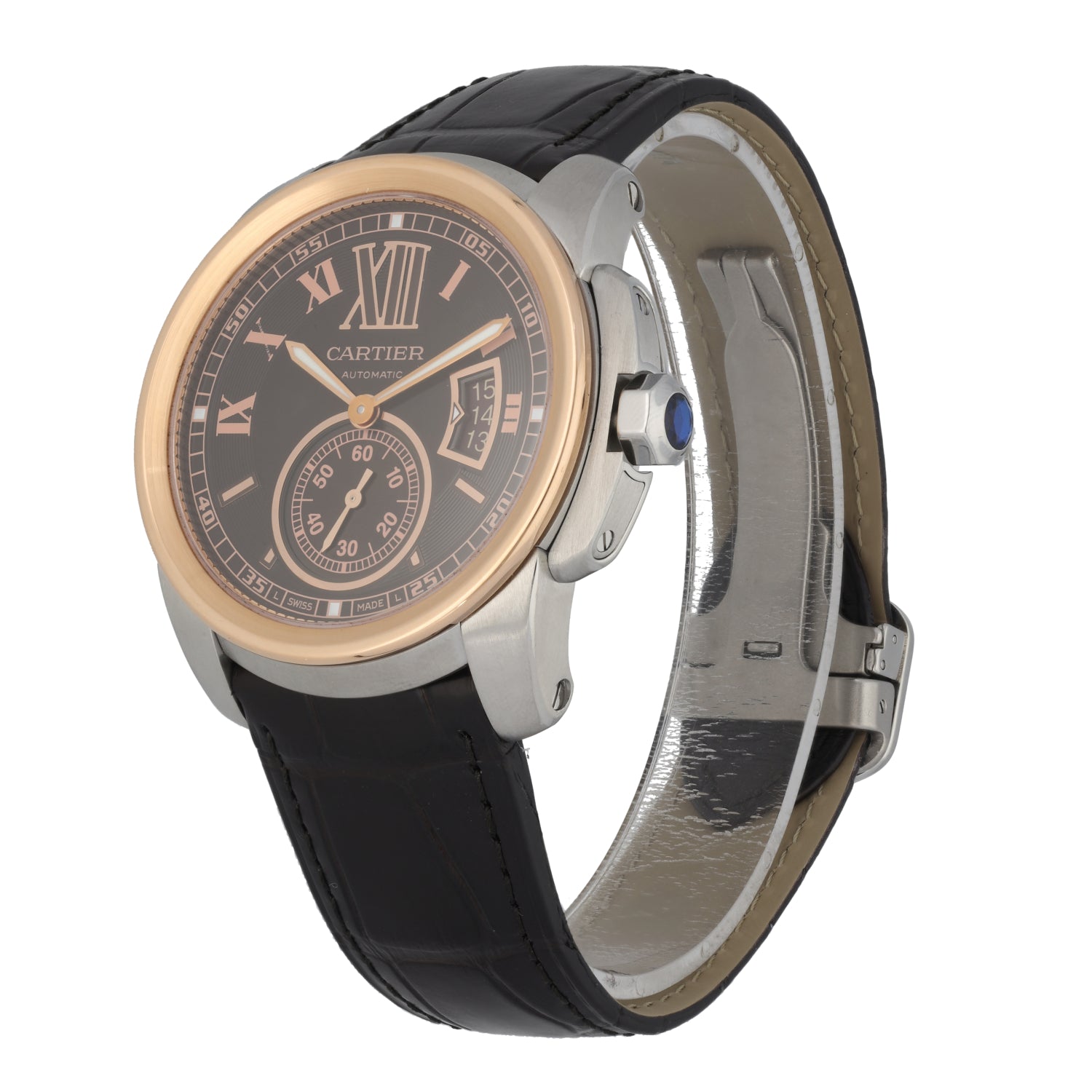 Cartier Calibre De Cartier 3389 42mm Bi Colour Watch H T