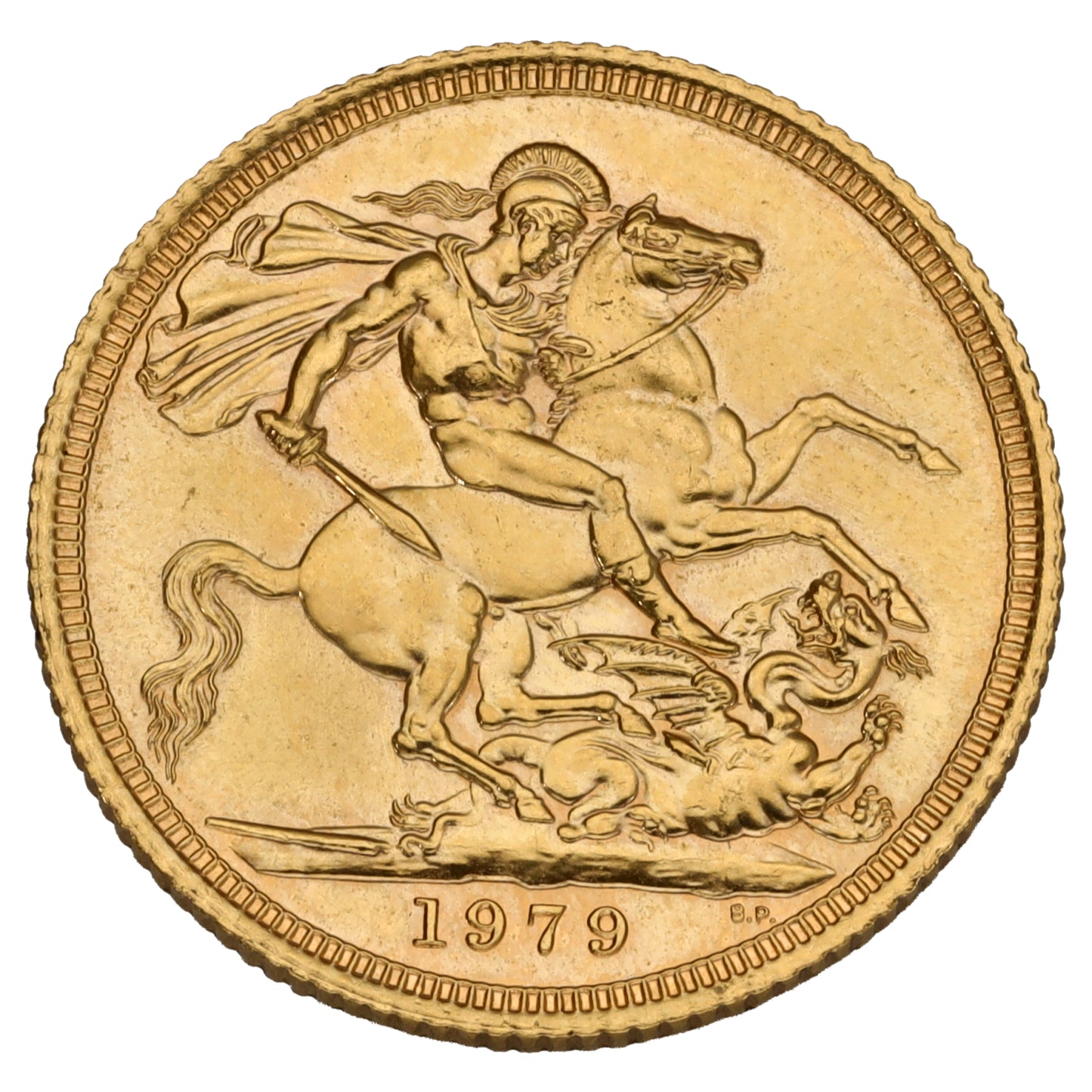 22ct Gold Queen Elizabeth II Full Sovereign Coin 1979