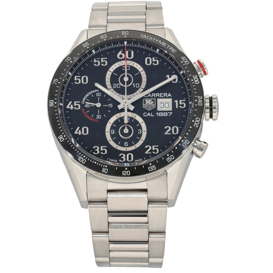 Tag Heuer Carrera CAR2A10-4 44mm Stainless Steel Watch