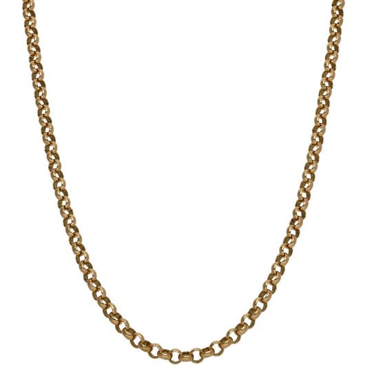 9ct Gold Belcher Chain 18"
