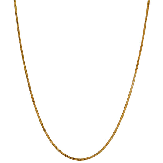 22ct Gold Snake Chain 18"