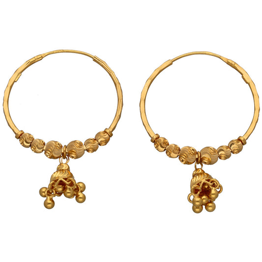 22ct Gold Hoop Earrings