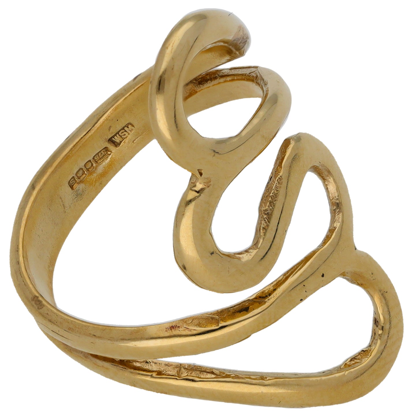 9ct Gold Alternative Ring Size P