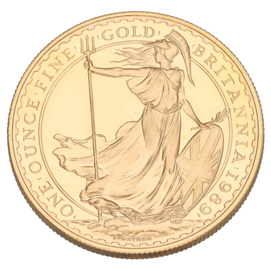 22ct Gold Queen Elizabeth II 1 OZ Britannia Coin 1989