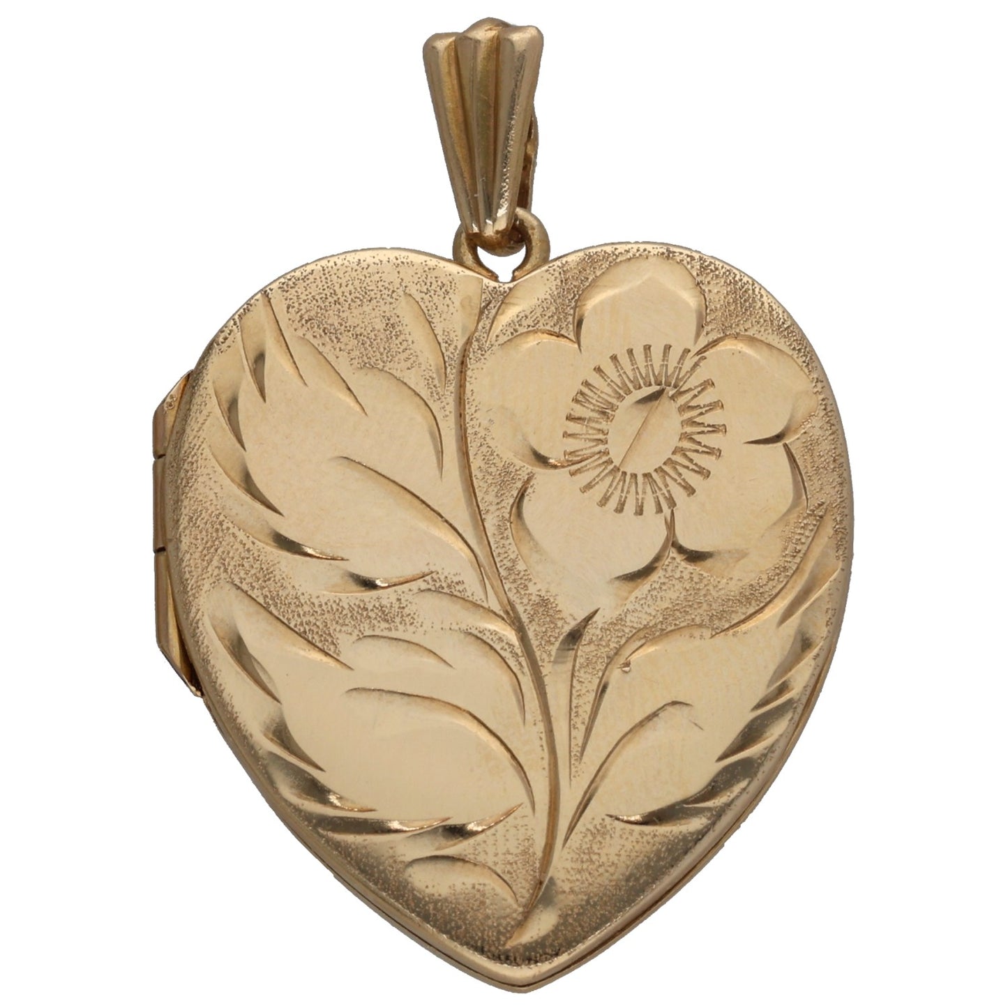 9ct Gold Heart Locket Pendant