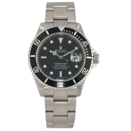 Rolex Submariner 16610 40mm Stainless Steel Watch