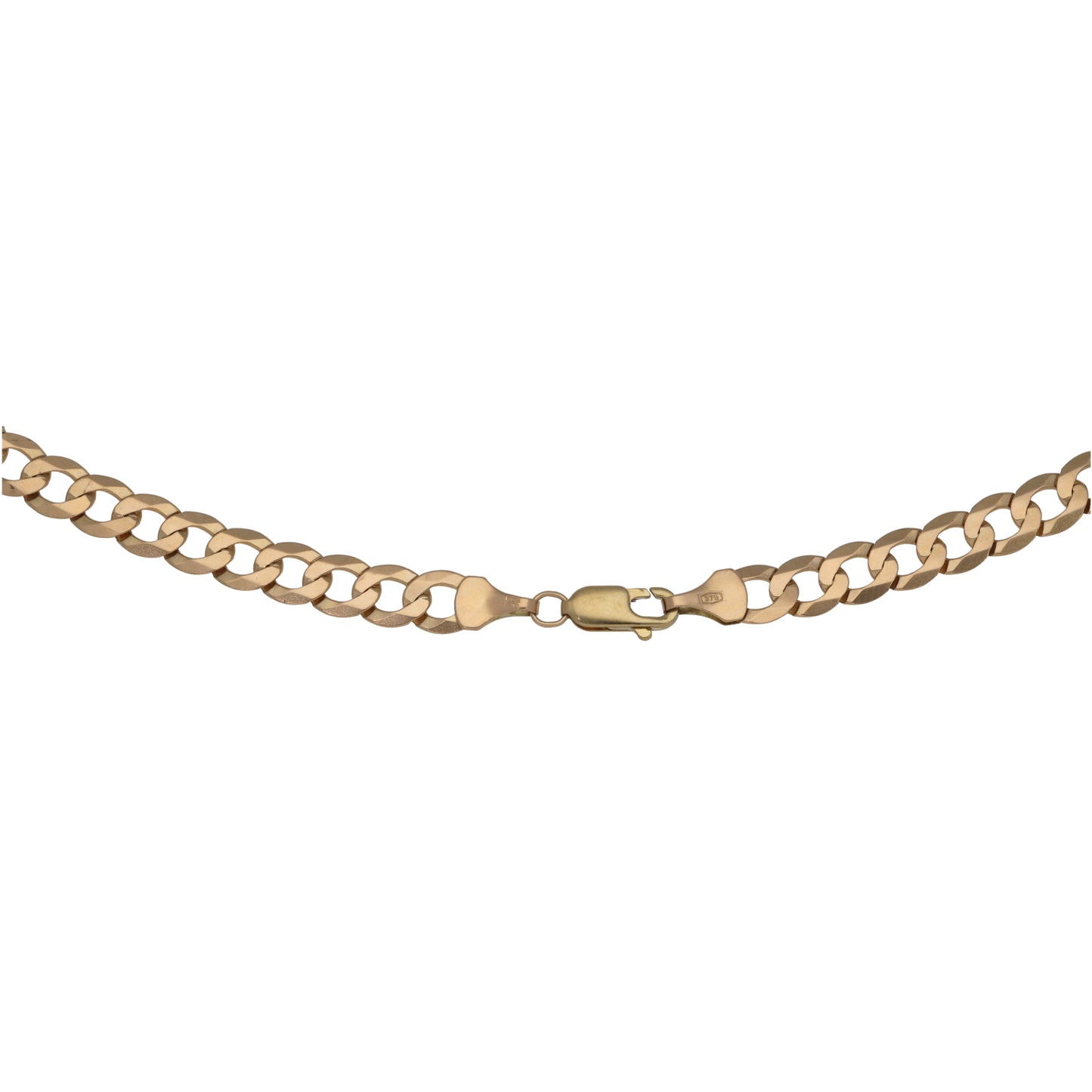 9ct Gold Curb Chain 20"