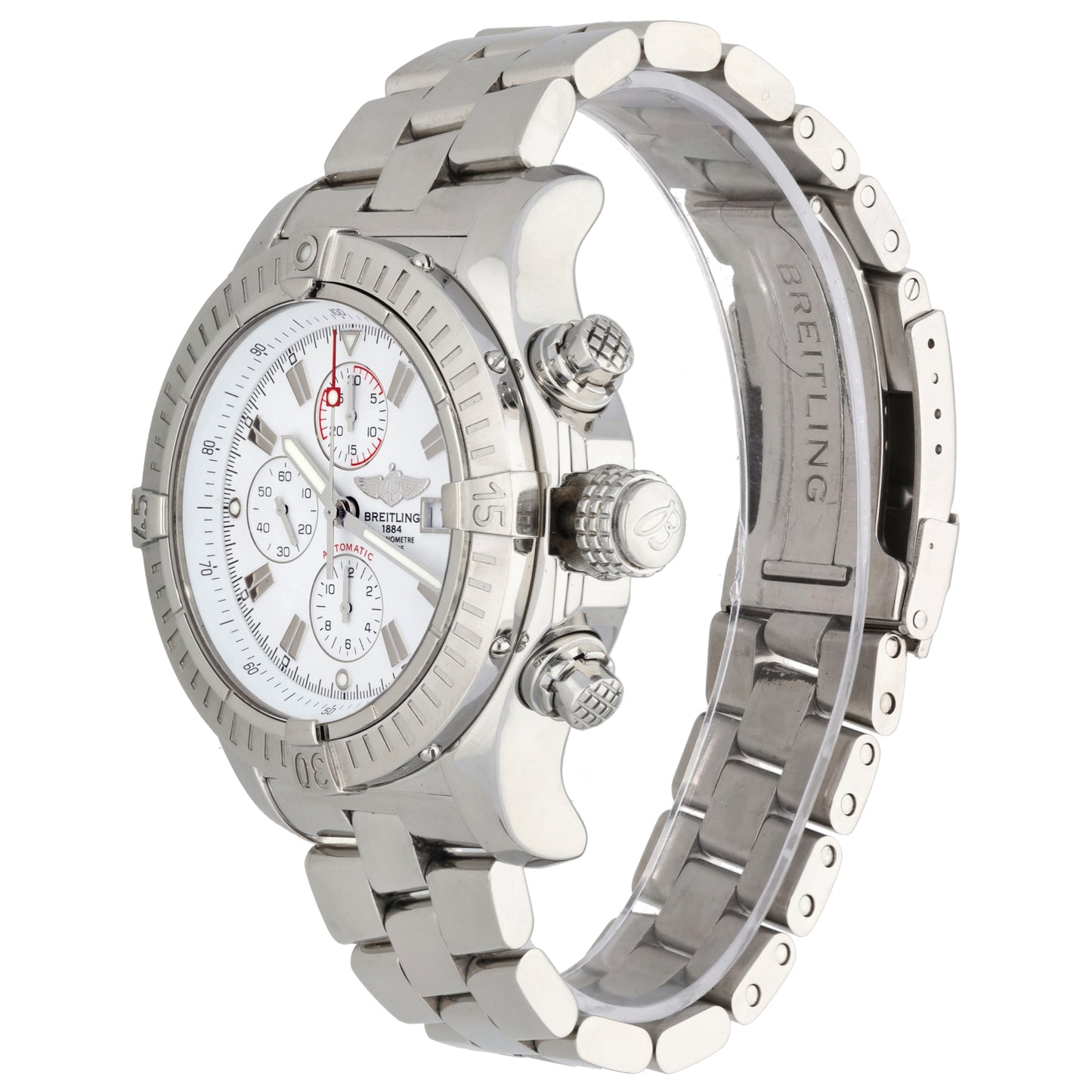 Breitling Super Avenger A13370 48mm Stainless Steel Watch