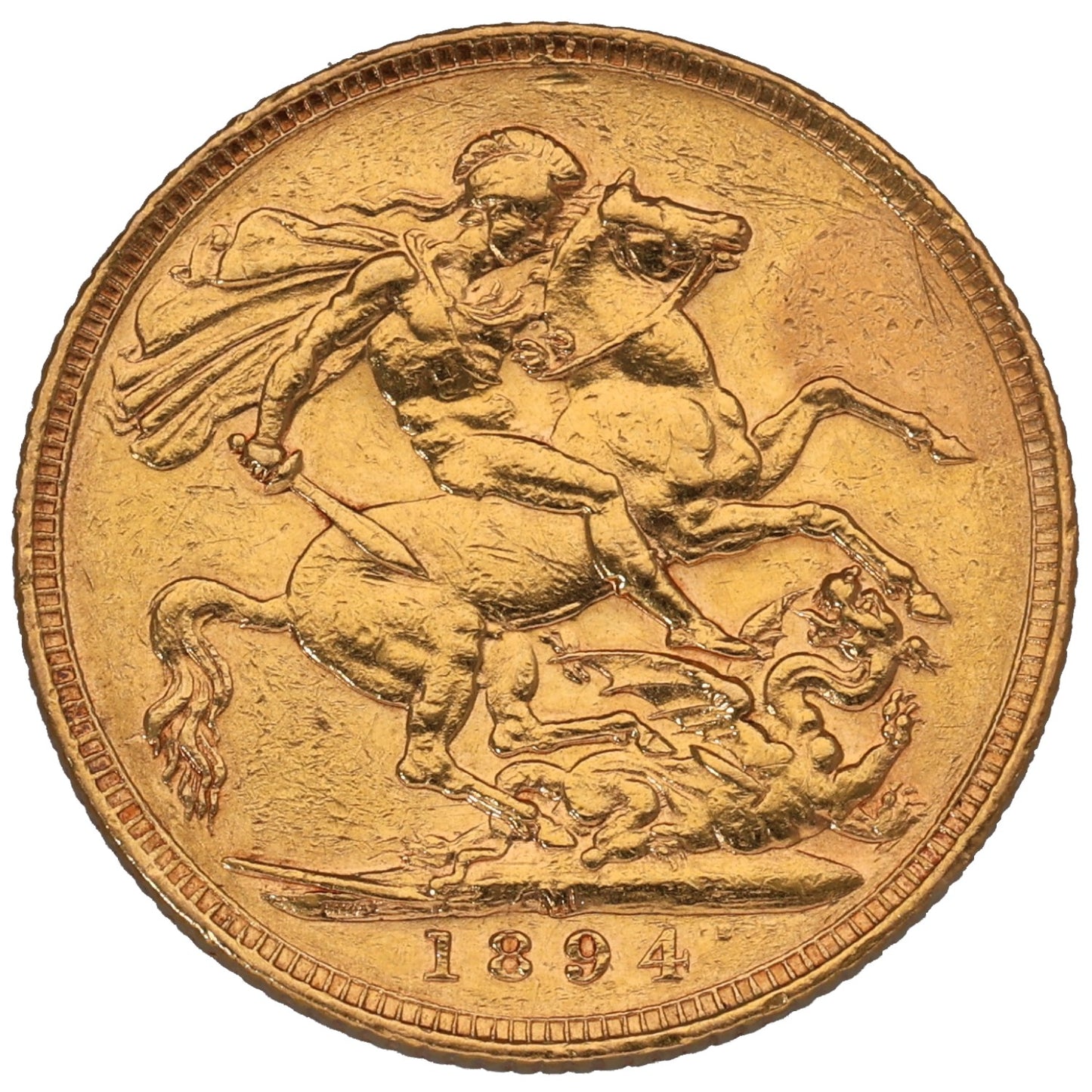 22ct Gold Queen Victoria Full Sovereign Coin 1894