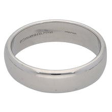 Load image into Gallery viewer, Platinum Tiffany &amp; Co Wedding Ring Size T
