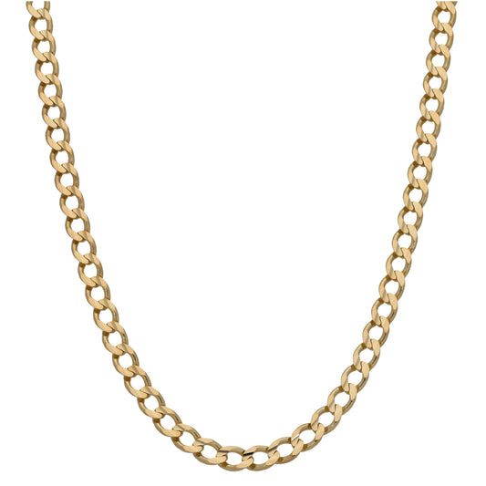 9ct Gold Curb Chain 20"