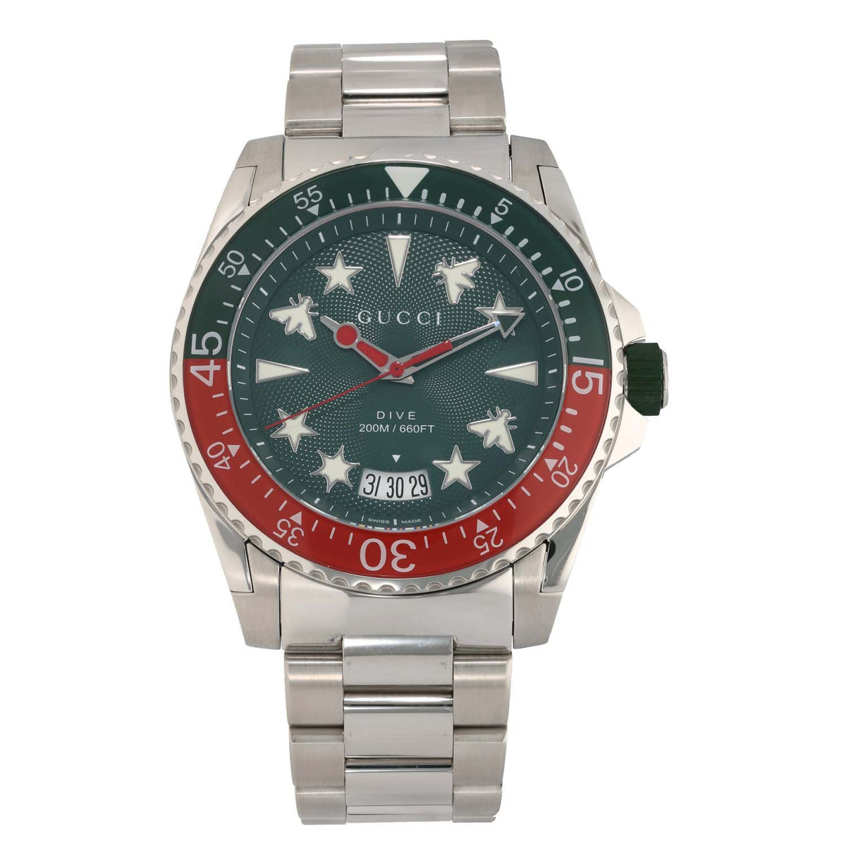 Gucci Dive 136.2 45mm Stainless Steel Watch