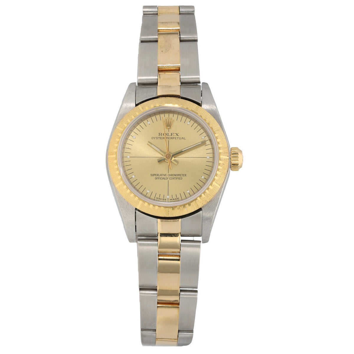 Rolex Oyster Perpetual 76243 24mm Bi-Colour Watch