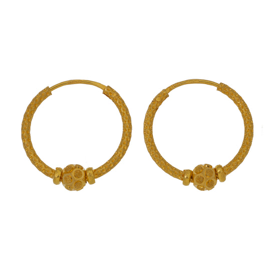 22ct Gold Hoop Earrings