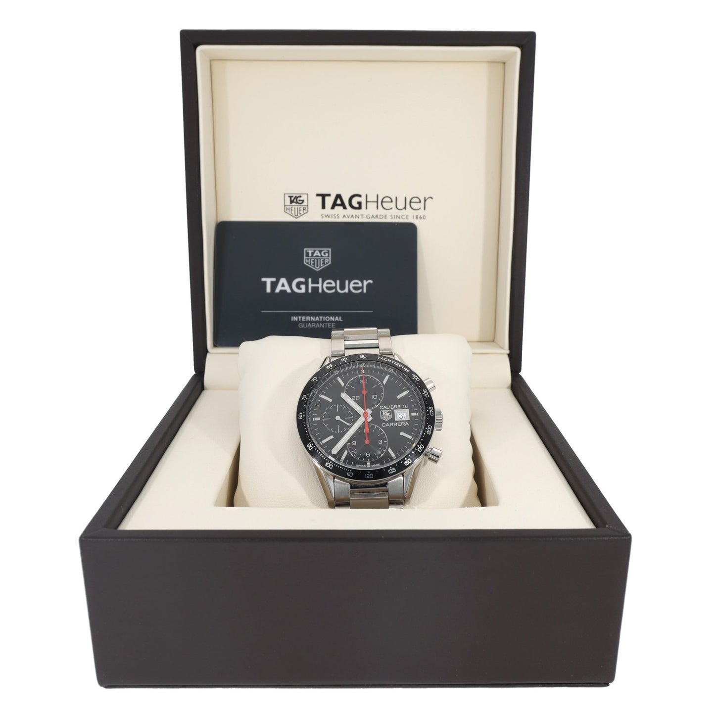 Tag Heuer Carrera CV201AK 42mm Stainless Steel Watch
