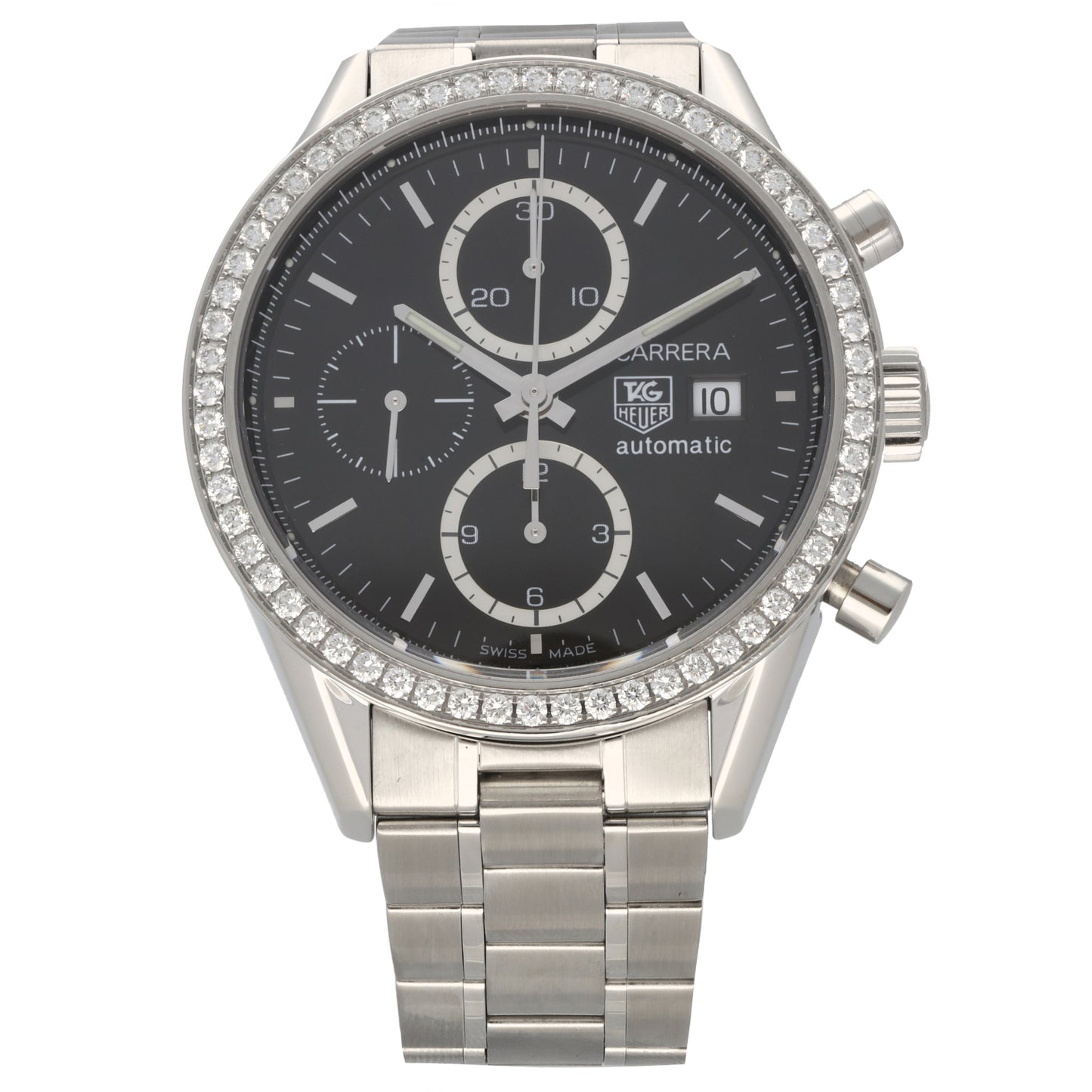 Tag Heuer Carrera CV201J 41mm Stainless Steel Watch