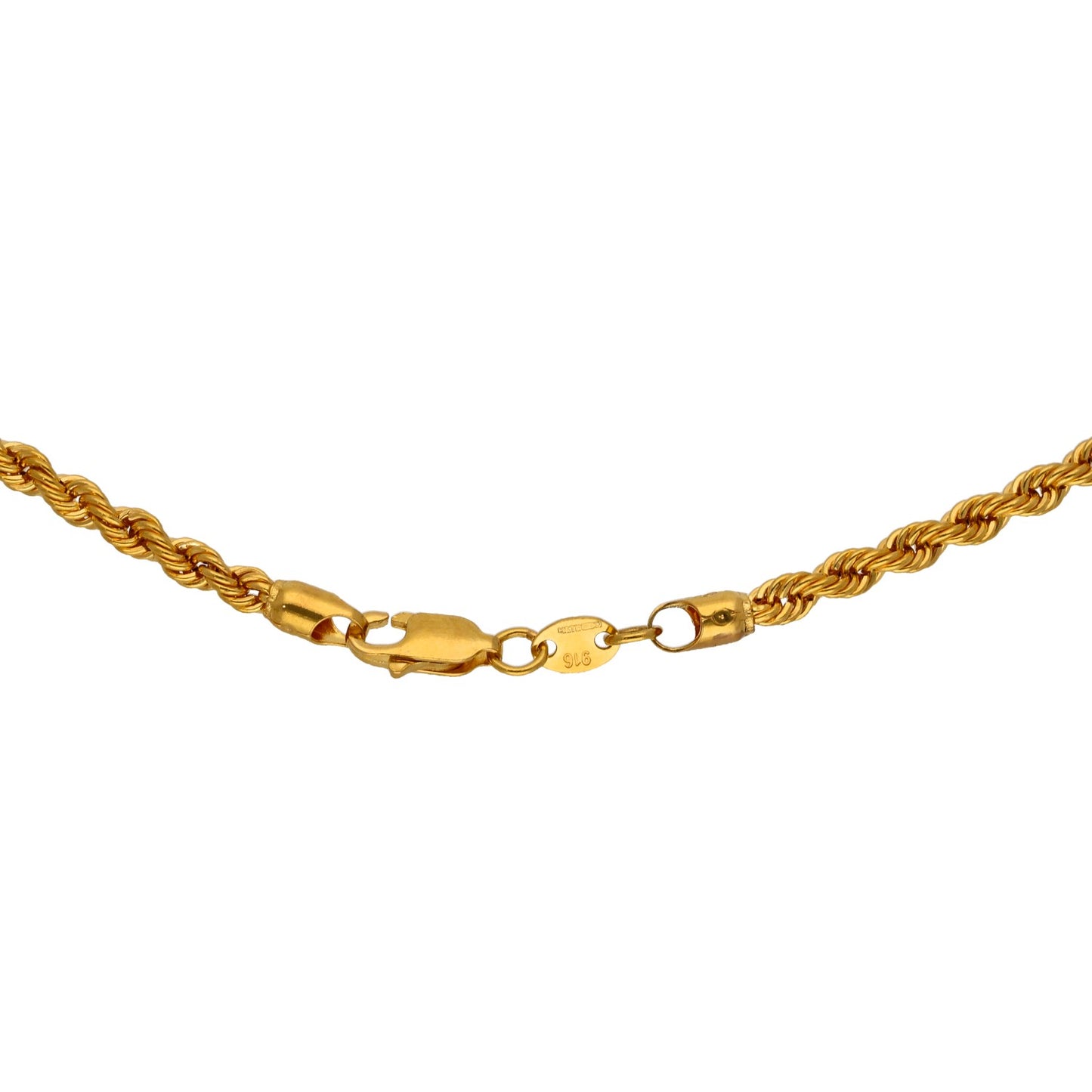 22ct Gold Rope Chain 16"
