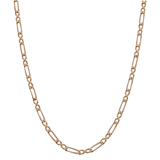 9ct Gold Figaro Chain 18"