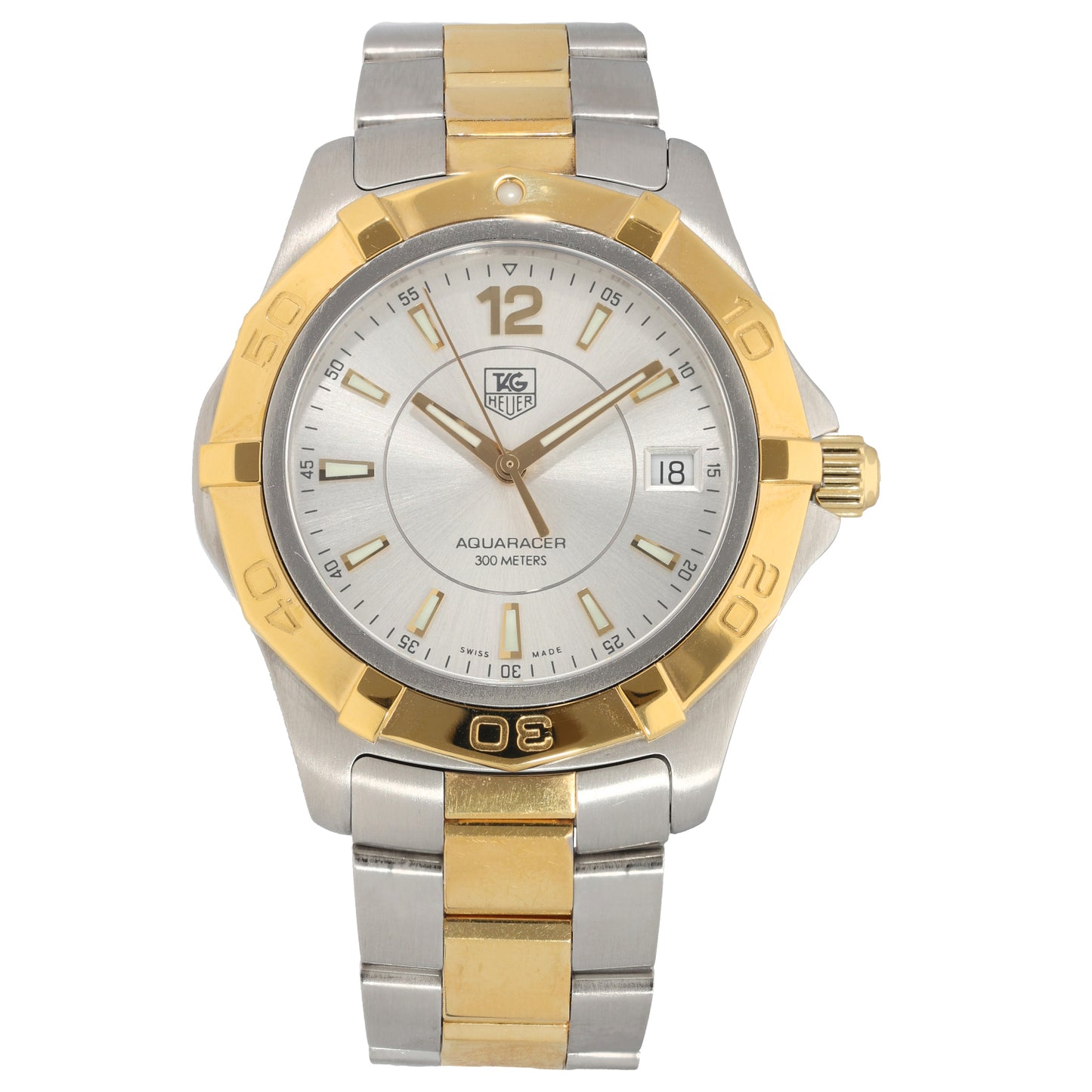 Tag Heuer Aquaracer WAF1120 38mm Bi-Colour Watch