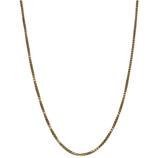 9ct Gold Box Chain 24"