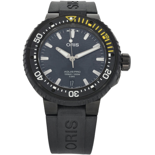 Oris Aquis Pro 7767 49.5mm DLC Titanium  Watch