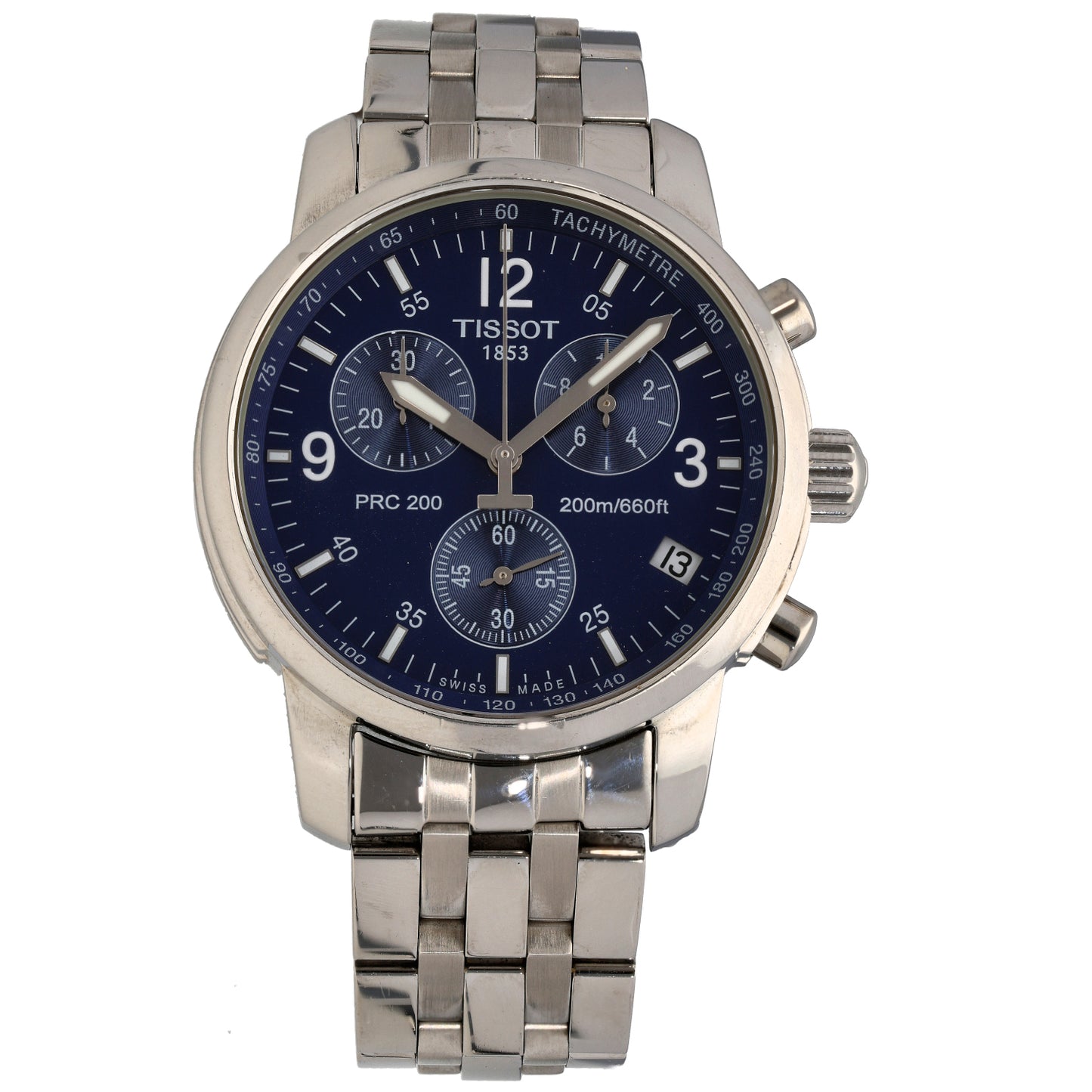 Tissot PRC200 T 461 39mm Stainless Steel Watch